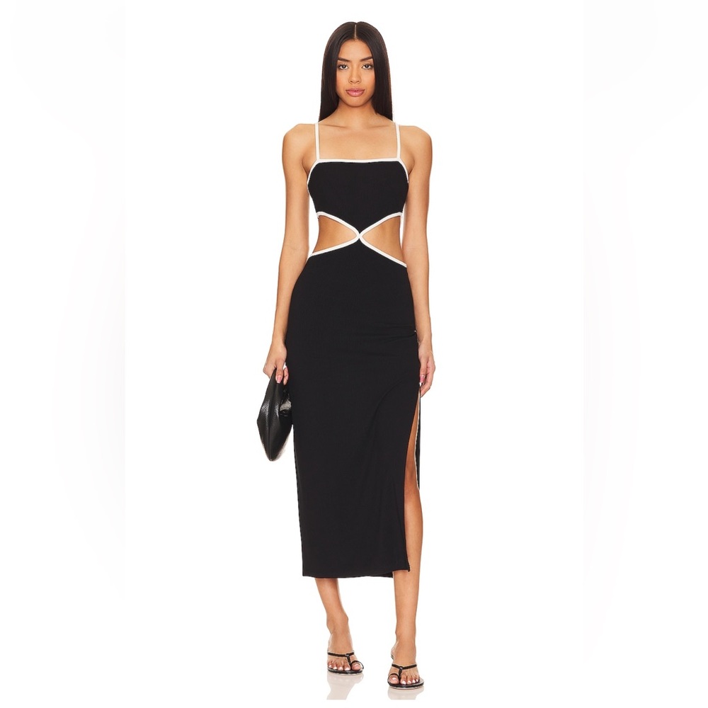 LSPACE sold out Libra dress in Black & Cream